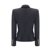 Balmain Black Wool Blazer